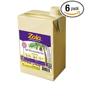 Zola Brazilian Superfruits Acai Smoothie Mix, 46 Ounce Boxes (Pack of 6)