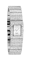 D&G DW0328 'Scotland' Ladies Silver Dial Bracelet Watch With Stones