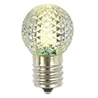 Pack of 25 LED G30 Warm Clear Replacement Christmas Light Bulbs