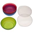 Gerber Graduates BPA Free 4 Pack Bunch-A-Bowls with Lids, Colors May Vary