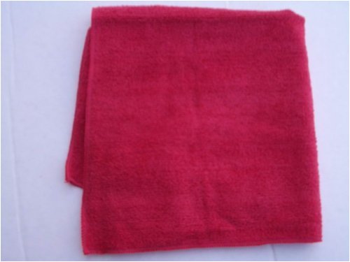 Red Real Clean All Purpose Plush Microfiber Bargain Towel