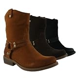 Ladies Rocket Dog Cowboy Rancher Suede Boots Size 4-8