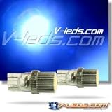 2 V-LEDS BLUE HIGH POWER BULBS 194 168 158 2821 2821