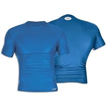 Player's Edge Big Kids S/S Compression Shirt ( sz. L, Royal )