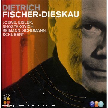 CD-Charts  Search : Dietrich Fischer-Dieskau sings Loewe, Eisler, Shostakovich, Reimann, Schumann, Schubert