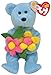 Ty Bluebonnet - Blue Bear with Flowers