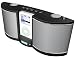 iPod Speaker Dock with AM/FM Radio Alarm Clock and Charging Cradle - Black