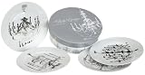Rosanna Platinum Chandeliers Gift-boxed Dessert Plates, Set of 4