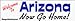 Welcome To Arizona now go home - bumper stickers (Medium 10x2.8 in.)