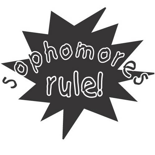 Childrens Toyshop  Sporting Goods : Sophomores Rule! Temporary Tattoos