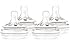 Philips Avent Natural Nipple Fast Flow - 4 Pack