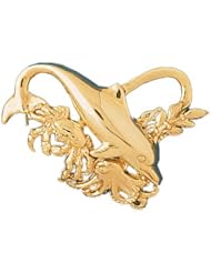 Dazzlers Solid 14 karats gold Dolphin, Octopus Charm Pendant Available in three colors from jewelsberry (weights: 7.1 grams only)