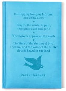 Quoted "Song of Solomon" Journal, Diary, Fully Embossed