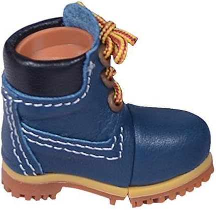 4GB USB Flash Drives Creative Leather High Boots Shoes U Disk,Deep Blue