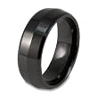 Black Ceramic Ring (8.0mm) - Sizes 8 - 13