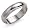 14k White Gold 5mm Milgrain Half Round Band, Size 4