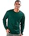 Hanes TAGLESS 6.1 Long Sleeve with Pocket (Pack of 1) Size:Large Color:Deep Forest