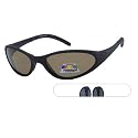 Premium Sport 'Bass Finder' Polarized Sunglass-P5915-Black-Amber