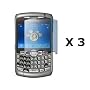 (3-Pack) LCD Custom Fit SCREEN PROTECTOR for RIM Blackberry 8330 CURVE