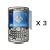 (3-Pack) LCD Custom Fit SCREEN PROTECTOR for RIM Blackberry 8330 CURVE