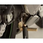 09 Kawasaki ZX6R Shogun Swing Arm Spools Black