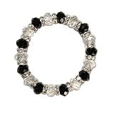 Pingouin Joli Bijoux Faceted Glass Stretch Bracelet