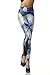 Pink Queen Galaxy the Storm Roller Tornado Print Leggings / Tights for Women