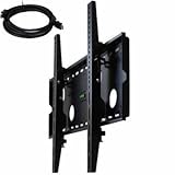 VideoSecu Black Tilt Wall Mount Bracket for Vizio 42 inch HDTV Plasma/LCD TV with Free 7 FT HDMI Cable M43