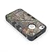 JUSTING@Triple Layer Hybrid Real Tree Camo Hybrid Hard Case Cover for iPhone 5/5S (black)