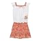 Infant Girls Princess Tiered Skirt Set