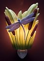 Dragonfly & Cattails Night Light