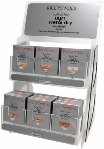 Palladio Natural Rice Dual Wet &amp; Dry Foundation Display