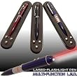 Executive 3-in-1 Pen - Laser Pointer - LED Light - Gloss Black