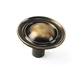 Laurey 75705 Ambassador 1-1/4-Inch Diameter Knob, Antique Brass