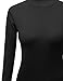 Awesome21 Women's Silky Mock Turtle neck Long sleeve Knit Top Sweater