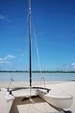Hobbycat on Beach, French Polynesia Tropics - 18