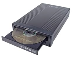 DVDrw 20X Lightscribe Black Face Plate / Metal Enclosure