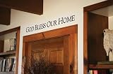 God Blee Our Home, Wall Décor