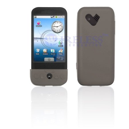 HTC Google G1/Dream "PDA" PREMIUM Trans. Smoke Silicon Skin Case