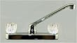 8" Non-Metallic Kitchen Sink Faucet with Sprayer