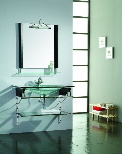 Click To LBATH Glass Basin Bathroom Vanity Bath Sink 6628 Details... LBATH Glass Basin Bathroom Vanity Bath Sink 6628