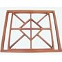 Cedar Delite 10 in Design Western Red Cedar Gazebo Panel With Exterior Stain Finish