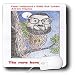 Londons Times Funny Music Cartoons - Owl Hurt - Mouse Pads