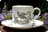 Review royal worcester  / Royal Worcester coffee cup or can & saucer Z2622