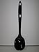 Black Melamine Cooking Serving Spoon 11 1/2 Inches Long