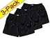(L) 3-Pack Black Boxer Shorts Underwear Men Sleepwear Satin