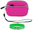 Neoprene Sleeve Case (Magenta) for Panasonic Lumix DMC-FS7 Digital Camera Pink