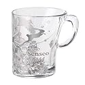 Tasse en verre Design Tord Boontje Senseo (avec ornements couleur ARGENT)