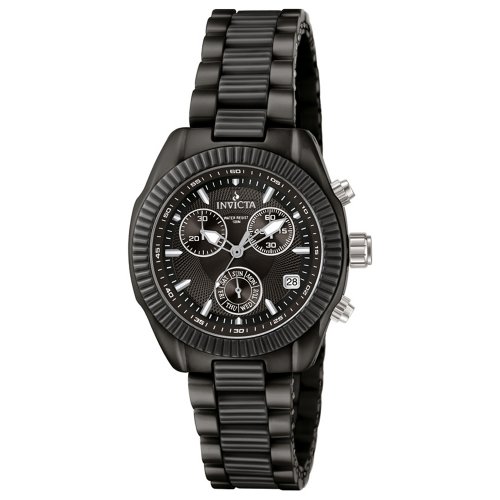 Invicta Women's 5297 Ceramics Collection Black Ceramic Chronograph Watch