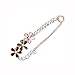 Maikun Tri-color Enamel Flower Pin Brooch Sweater Brooch Breastpin Broach Pin Clip